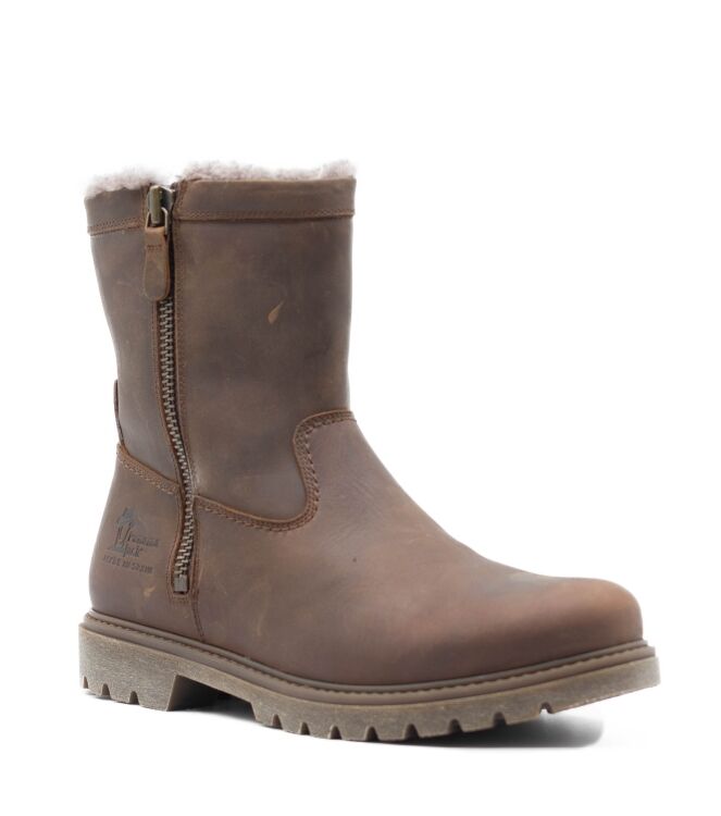 Panama Jack Panama Jack heren enkelboots gevoerd bruin Napa Grass Cuero Panama Jack Heren Enkellaarzen in Bruin online kopen