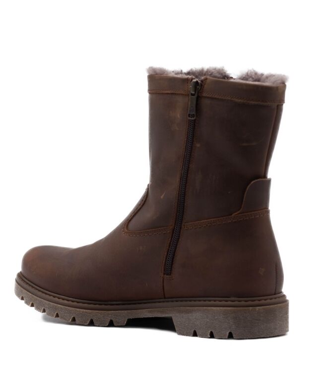 Panama Jack Panama Jack heren enkelboots gevoerd bruin Napa Grass Cuero Panama Jack Heren Enkellaarzen in Bruin online kopen