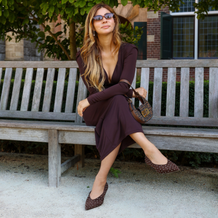 Bruin en burgundy
