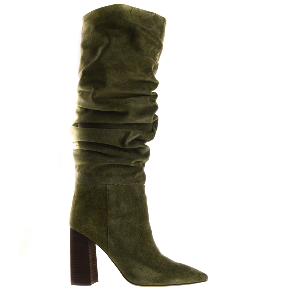 green high boots