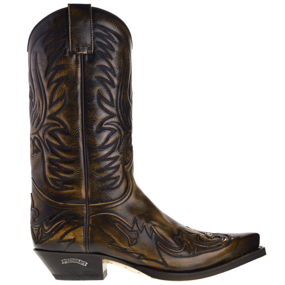 Sendra Cowboy Boots Brown for Men
