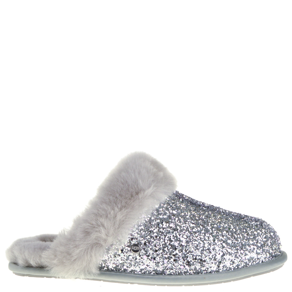 silver ugg slippers