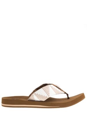 Reef dames slippers wit combi