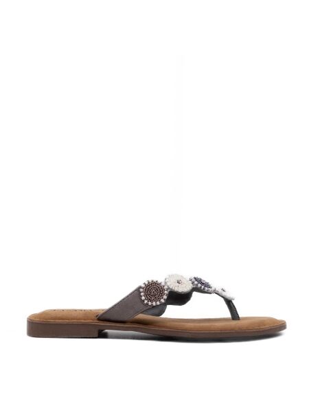 Lazamani Dames slippers rubberzolen grijs