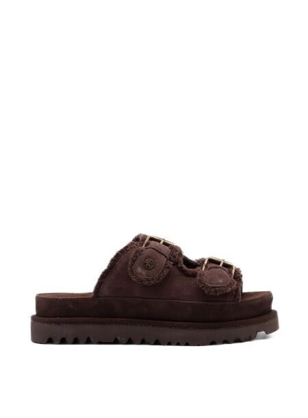 Warmbat Dames slippers bruin