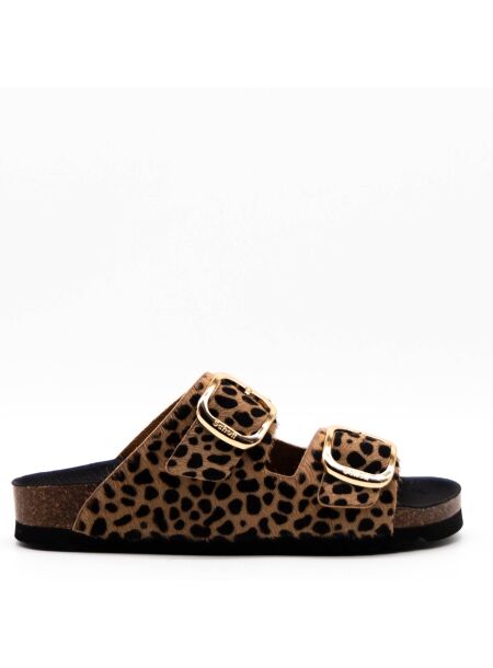 Scholl Scholl Slippers Naturel Leopard for Woman