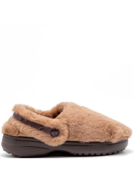 Crocs Dames klompen gevoerd bruin