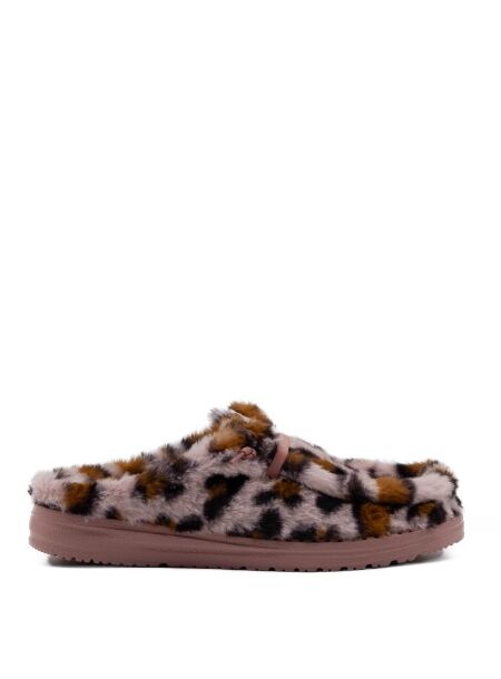 Heydude Dames klompen gevoerd roze leo