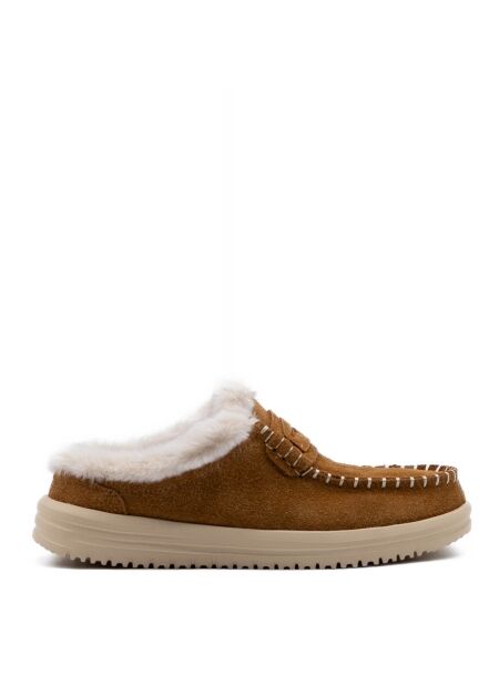 Heydude Dames klompen gevoerd bruin