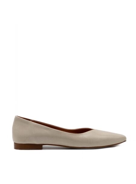 Belang Dames ballerina´s wit lak