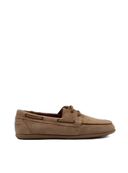 Belang Dames mocassins beige suede