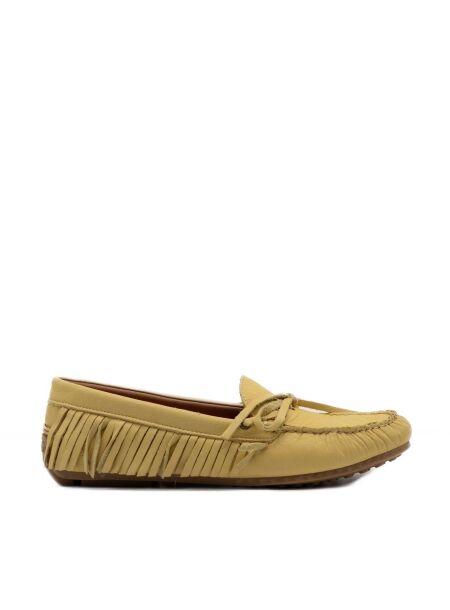 Belang Dames mocassins geel