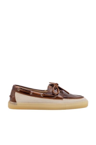 Copenhagen Studios dames mocassins bruin combi