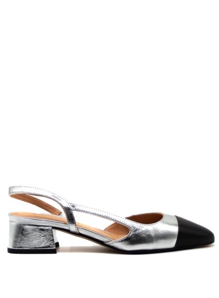 Julie dee Julie Dee Pointed Sling ballerinas Silver for Woman