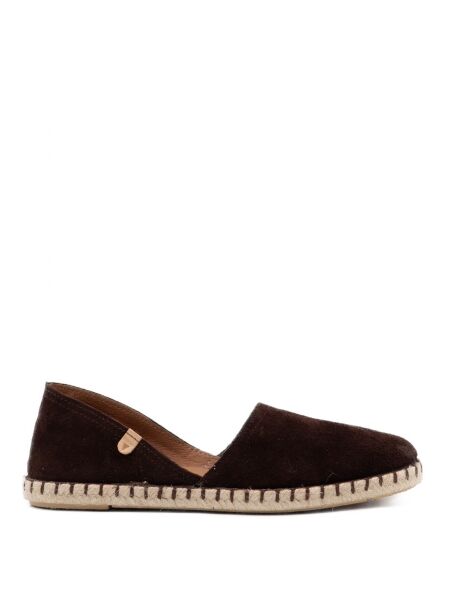 Verbenas Dames ballerina rubberzolen brui