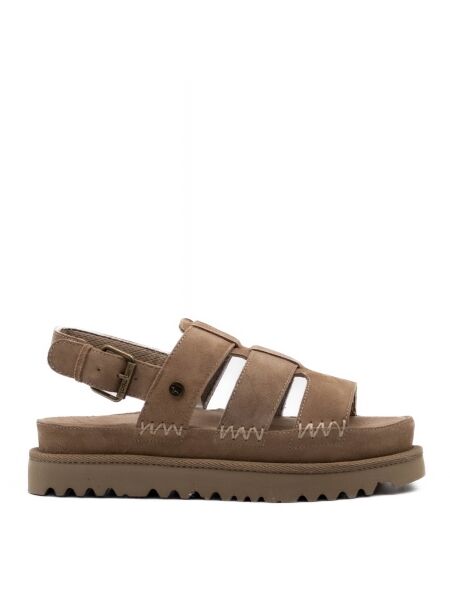 Warmbat Dames sandalen rubberzolen beige