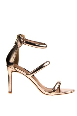 Ninewest dames sandalen op hak goud