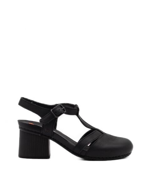 Art Dames sandalen op hak zwart