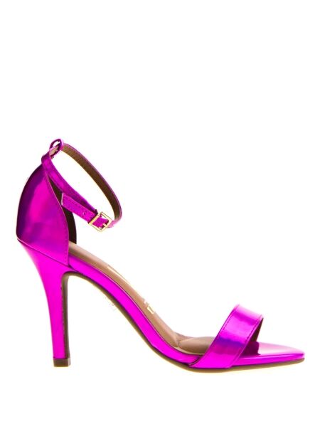 Vizzano Dames sandalen op hak roze metal