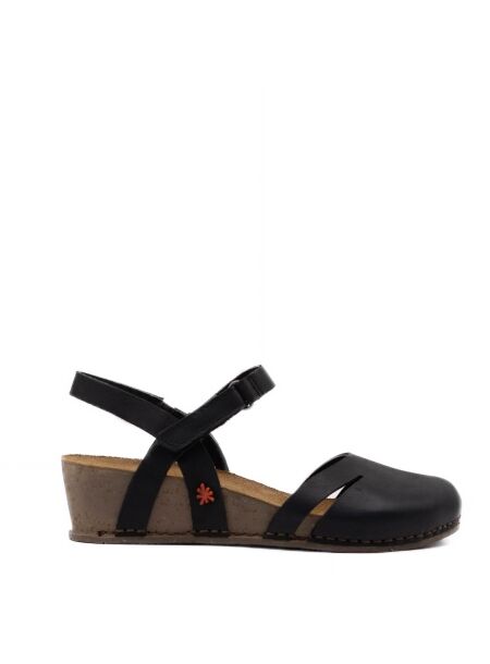Art Dames sandalen sleehakken zwart