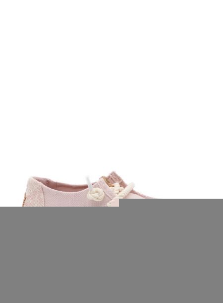 Heydude Dames veterschoen rubberzool roz