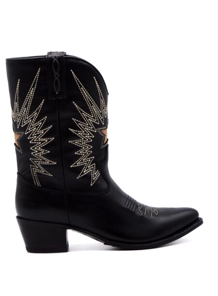 Sendra boots Dames cowboylaarzen zwart