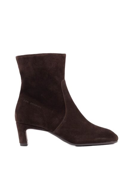 Copenhagen studios Dames enkellaarsjes bruin suede