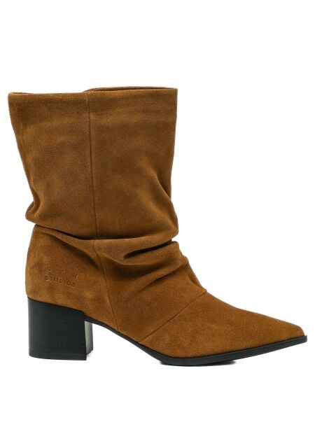Copenhagen studios Dames enkellaarsjes bruin suede