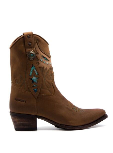 Sendra boots Dames cowboylaarzen naturel comb