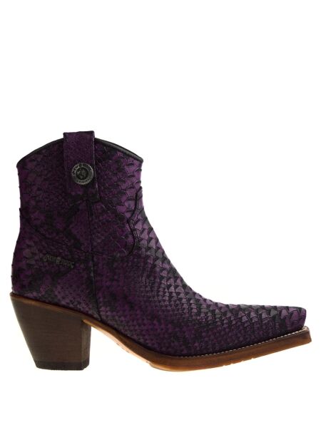 New rock Dames westernboots paars