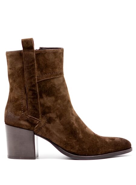 Rossano bisconti Dames enkellaarsjes bruin suede