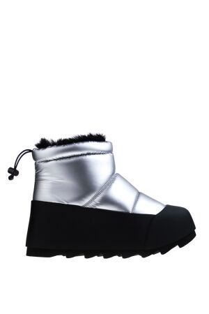 United Nude dames enkelboots gevoerd zilver