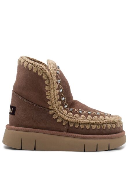 Mou Dames enkelboots gevoerd