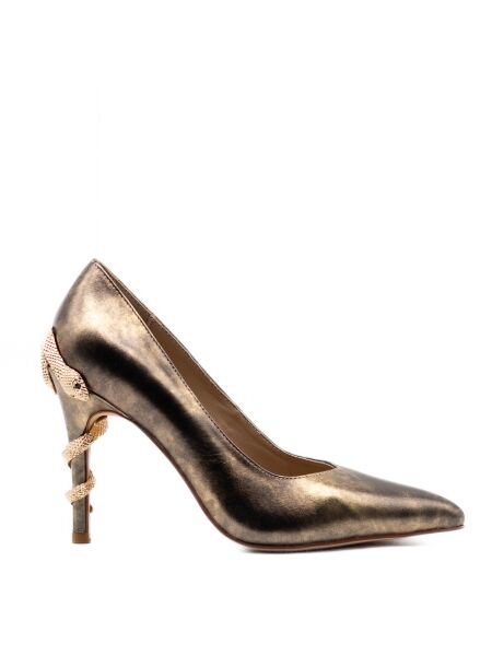 Alma en pena Dames pumps hoge hak brons
