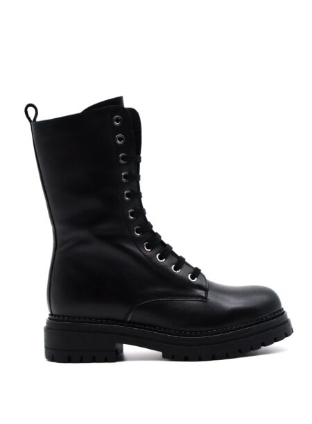 Kmb shoes Dames veterboots zwart