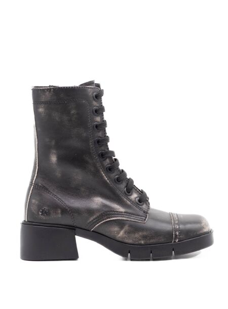 Art Halfhoge veterschoen rubberzool