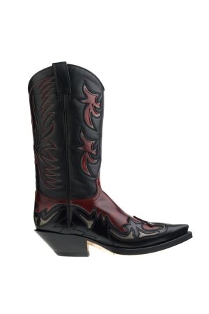 Sendra Boots dames cowboylaarzen zwart combi