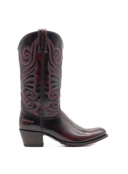 Sendra boots Dames cowboylaarzen donker rood