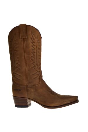 Sendra Boots dames cowboylaarzen op hak bruin