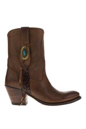 Sendra Boots dames cowbylaarzen op hak bruin
