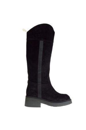 Belang dames laarzen zwart suede