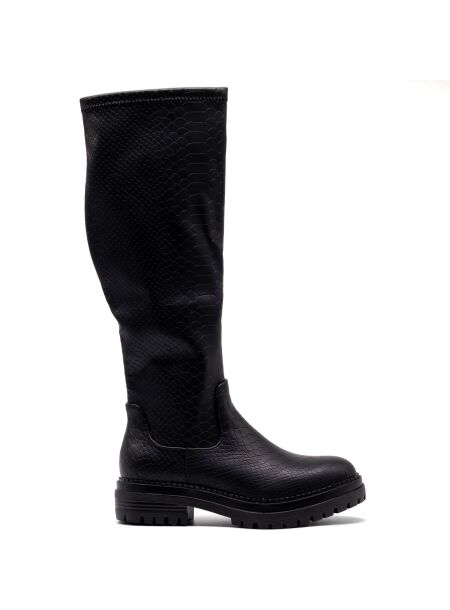 Posh Dames laarzen zwart croco