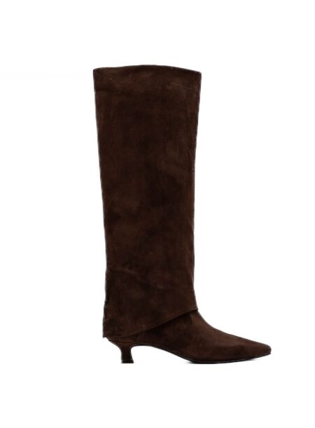 Julie dee Dames laarzen overslag bruin