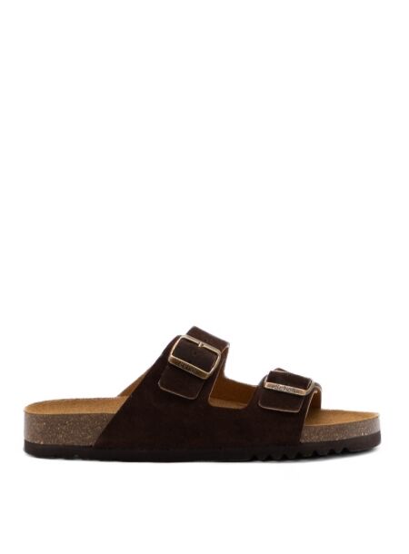 Scholl Heren slippers bruin