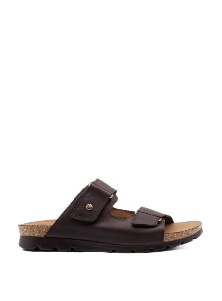 Panama jack Heren slippers rubberzolen bruin