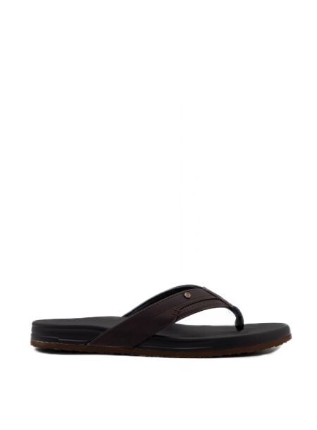 Raffas Heren slippers rubberzolen bruin