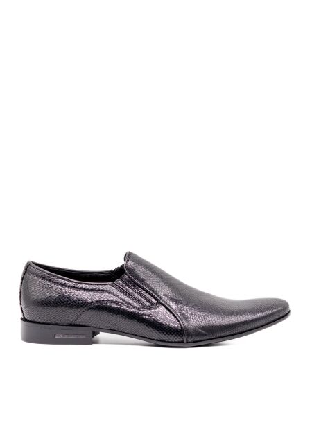 Conhpol Heren loafers rubberzool zwart