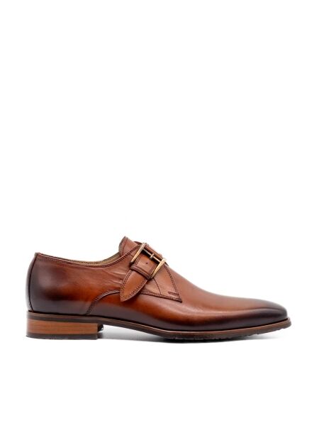 Melik Heren gespschoenen cognac