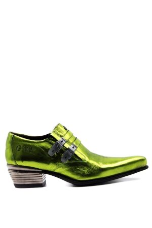 New Rock heren gespschoenen groen