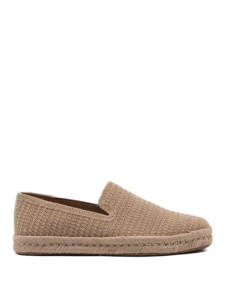 Toms Heren slip-on rubberzolen beige